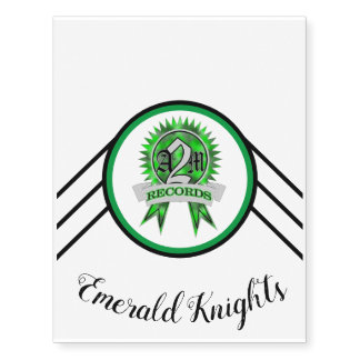"Emerald Knights" Temporary Tattoo