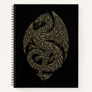 Emerald Knot Dragon  Notebook