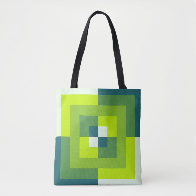 Emerald Labyrinth Tote Bag (Front)