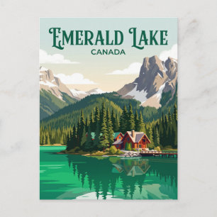 Emerald Lake Canada Postcard