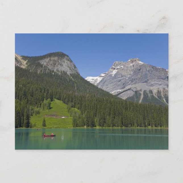Emerald Lake, Canadian Rockies, British Postcard (Front)