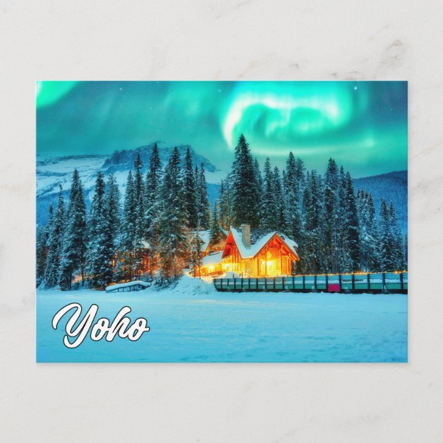Emerald Lake & Lodge, Yoho National Park Postcard (Front)