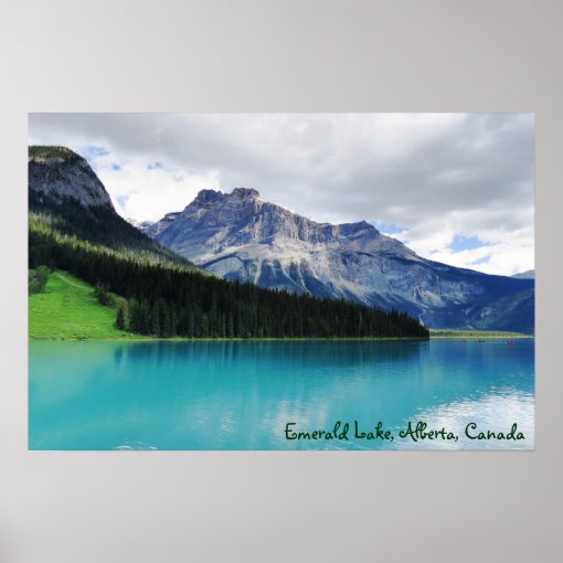 Emerald Lake Poster | Zazzle