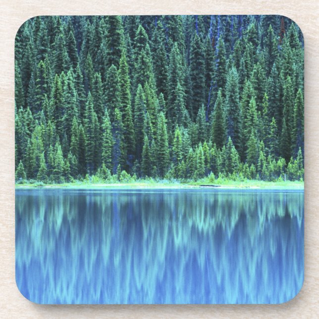 Emerald Lake, Yoho NP, BC, Canada Beverage Coaster (Front)