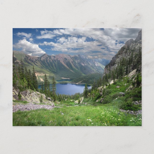 Emerald Lakes 2 - Weminuche Wilderness - Colorado Postcard (Front)