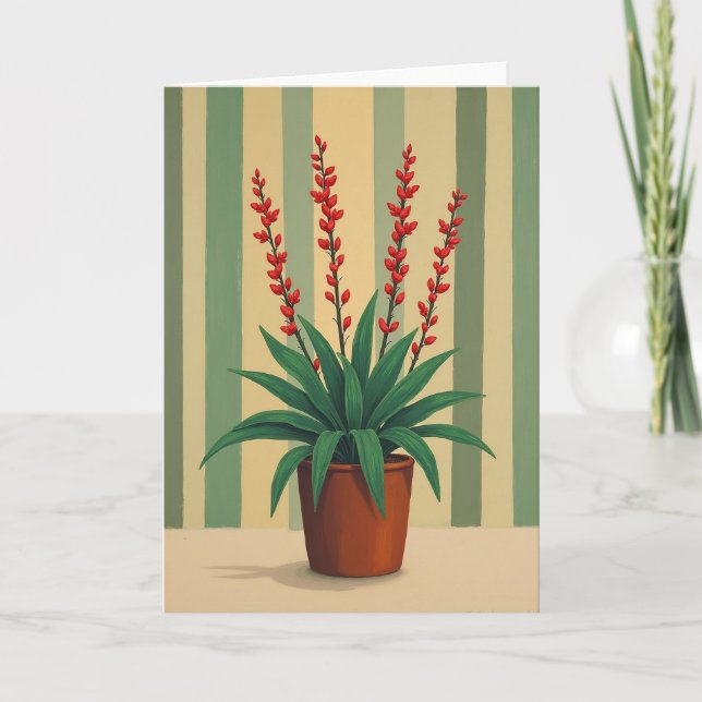 Emerald Leaf Mothers Day Card (Front)