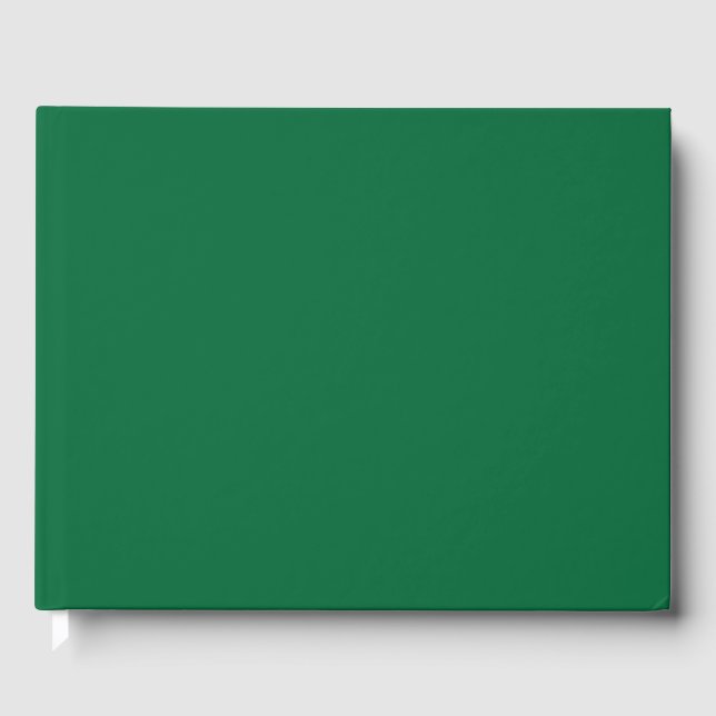 Emerald Luxury Wedding Guest Book (Front)