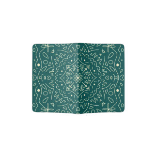 Emerald Mandala Passport Cover