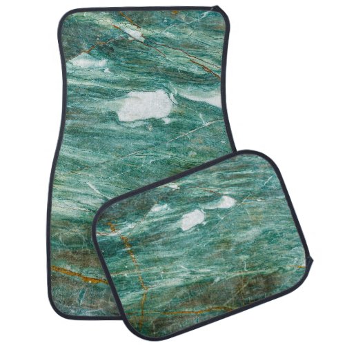 Emerald Marble Luxurious Texture Car Floor Mat