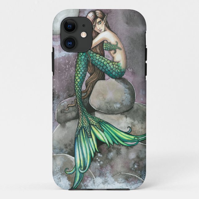 Emerald Mermaid iPhone Case (Back)