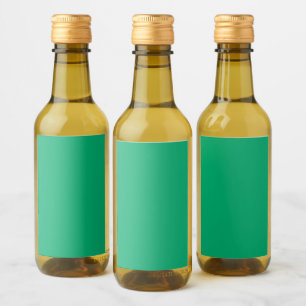 Emerald Mini Wine Bottle Labels – Customizable