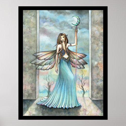Emerald Moon Fairy Poster Print by Molly Harrison