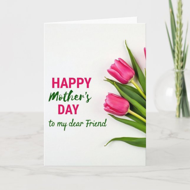 Emerald Mothers Day Friend Card (Front)