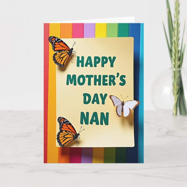 Emerald Mothers Day Greeting Card (Front)