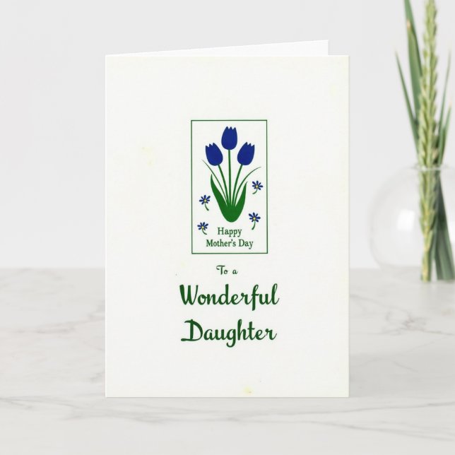 Emerald Mothers Day Wish Card (Front)