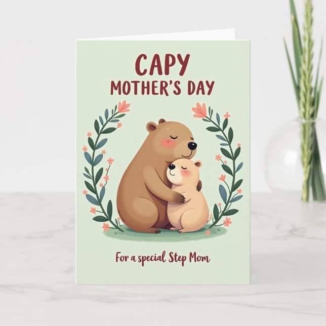 Emerald Mothers Day Wreath Card (Front)