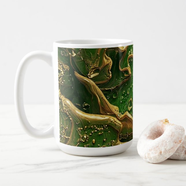 Emerald Motion Coffee Mug (With Donut)