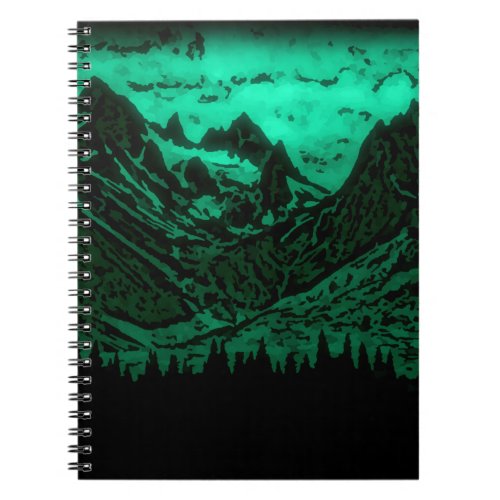 Emerald Mountains Notebook
