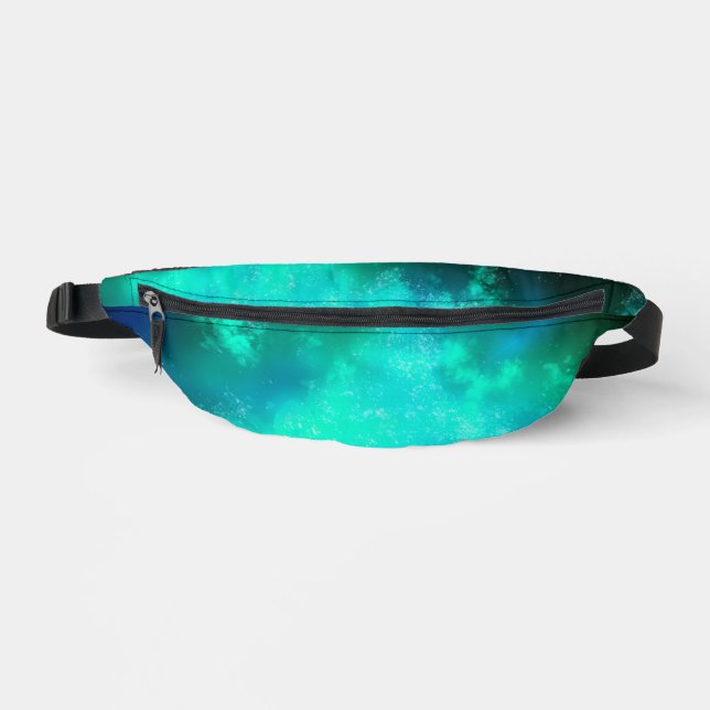 Emerald night sky  fanny pack (Front)