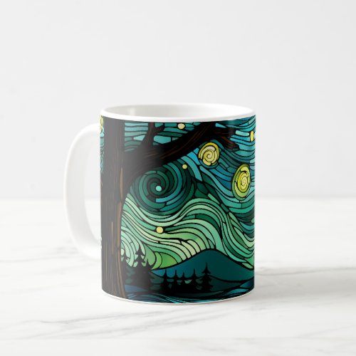 Emerald Nocturne Coffee Mug