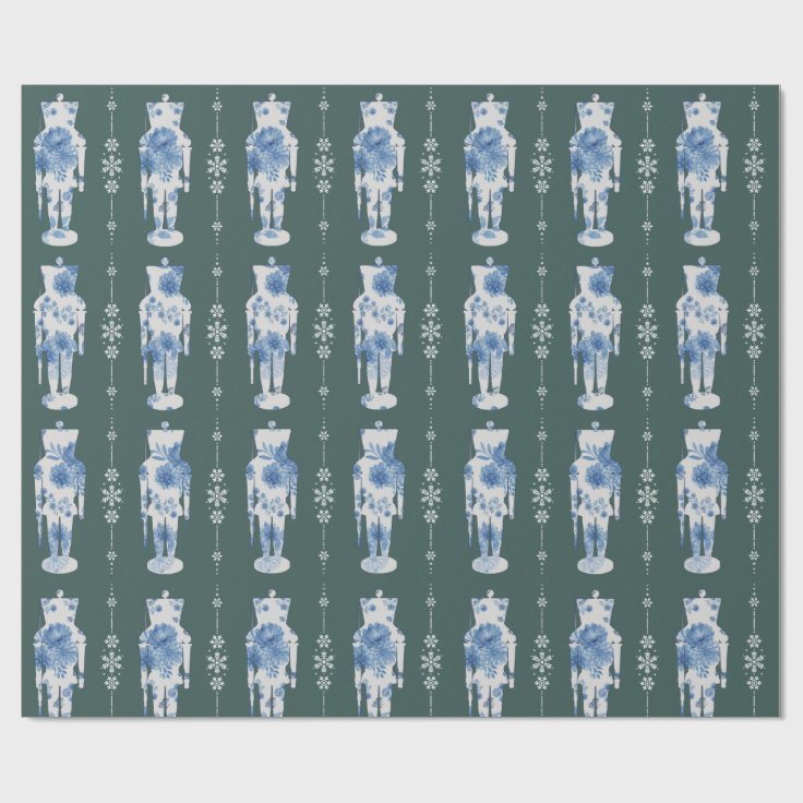 Emerald Nutcracker Wrapping Paper Zazzle