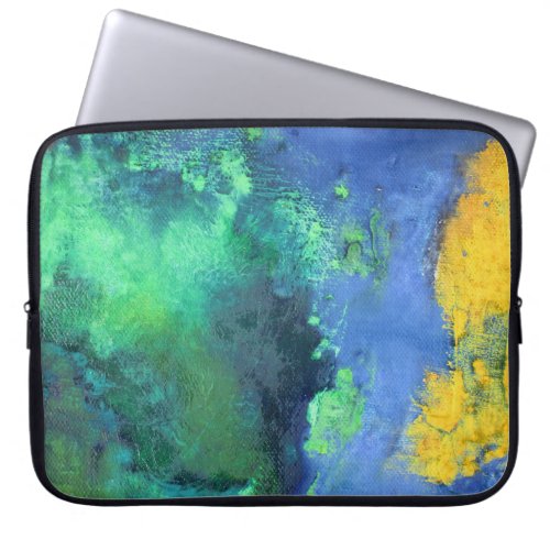 Emerald Ocean beautiful abstract seascape Laptop Sleeve