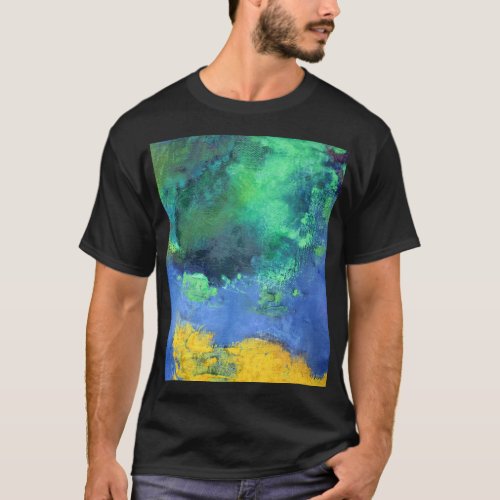 Emerald Ocean beautiful abstract seascape T_Shirt