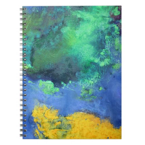 Emerald Ocean seascape in aquamarine Notebook