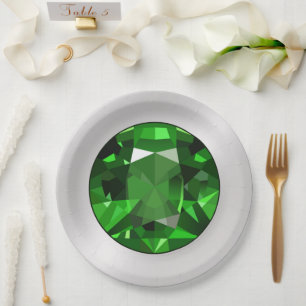 Emerald Paper Plates