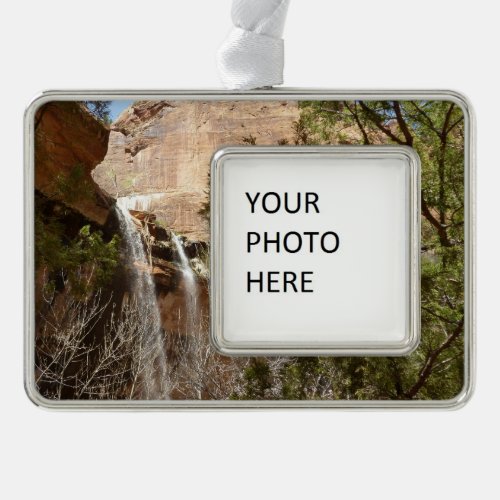 Emerald Pool Falls I from Zion National Park Christmas Ornament