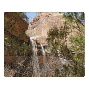 Emerald Pool Falls I from Zion National Park Jigsaw Puzzle