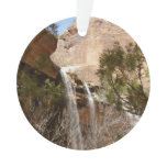 Emerald Pool Falls I from Zion National Park Ornament
