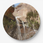 Emerald Pool Falls I from Zion National Park Paper Plates