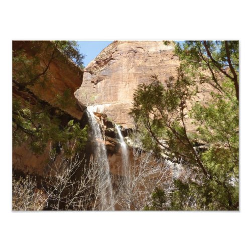 Emerald Pool Falls I from Zion National Park Photo Print