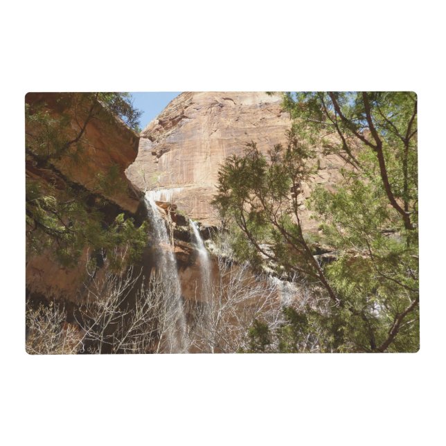 Emerald Pool Falls I from Zion National Park Placemat (Front)