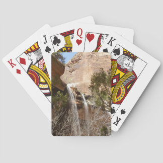 Emerald Pool Falls I from Zion National Park Poker Cards