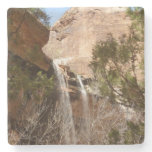 Emerald Pool Falls I from Zion National Park Stone Coaster