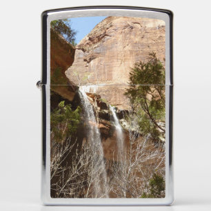 Emerald Pool Falls I from Zion National Park Zippo Lighter