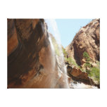 Emerald Pool Falls II from Zion National Park Canvas Print