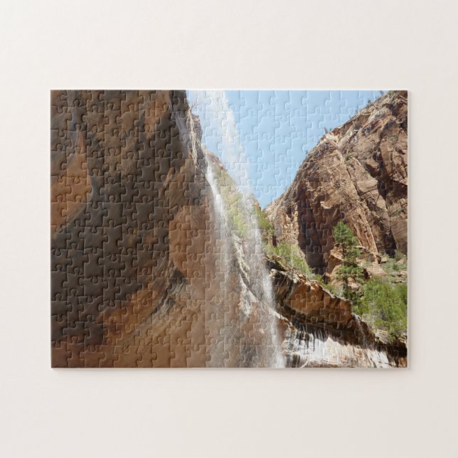 Emerald Pool Falls II from Zion National Park Jigsaw Puzzle (Horizontal)