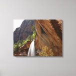 Emerald Pool Falls III from Zion National Park Canvas Print