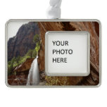 Emerald Pool Falls III from Zion National Park Christmas Ornament