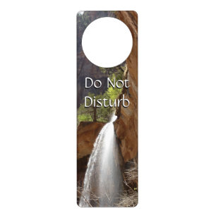 Emerald Pool Falls III from Zion National Park Door Hanger
