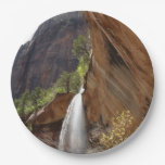 Emerald Pool Falls III from Zion National Park Paper Plates