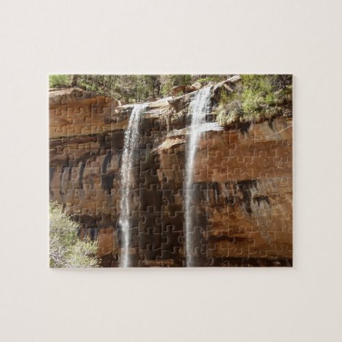 Emerald Pool Falls IV from Zion National Park Jigsaw Puzzle