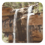 Emerald Pool Falls IV from Zion National Park Square Sticker