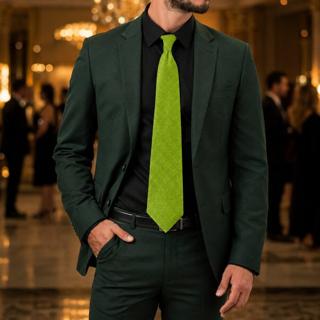 Emerald Pulse Textured Neck Tie (Creator Uploaded)
