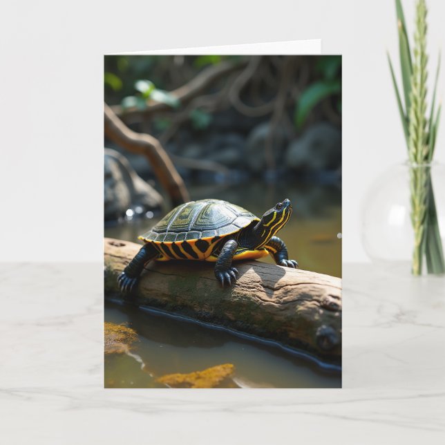 Emerald Reptile Fathers Day Card (Front)