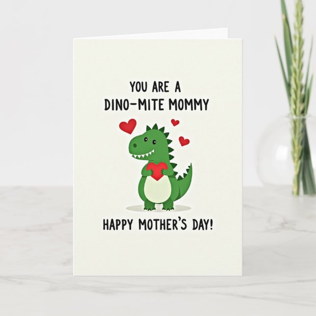 Emerald Reptile Sweet Mothers Day Card (Front)