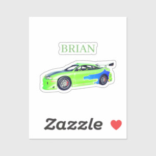 Emerald Roadrunner of the Verdant Horizon Sticker